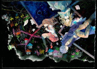 Картинка аниме ib garry eve mary