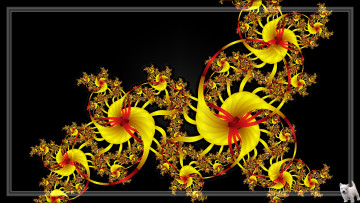 обоя 3д, графика, fractal, фракталы, фон, цвета, узор