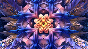 Картинка 3д графика fractal фракталы рисунок