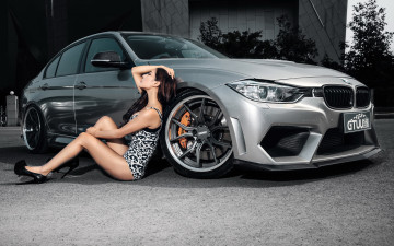 Картинка автомобили авто девушками азиатка девушка автомобиль