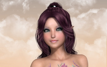 Картинка kami by metalhed13 3д графика elves эльфы рендер взгляд