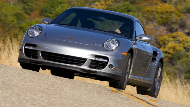 Обои картинки фото porsche, 911, turbo, автомобили, элитные, спортивные, германия, dr, ing, h, c, f, ag