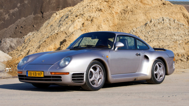Обои картинки фото porsche, 959, автомобили, dr, ing, h, c, f, ag, германия, спортивные, элитные