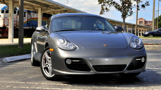 Обои картинки фото porsche, cayman, автомобили, dr, ing, h, c, f, ag, германия, спортивные, элитные