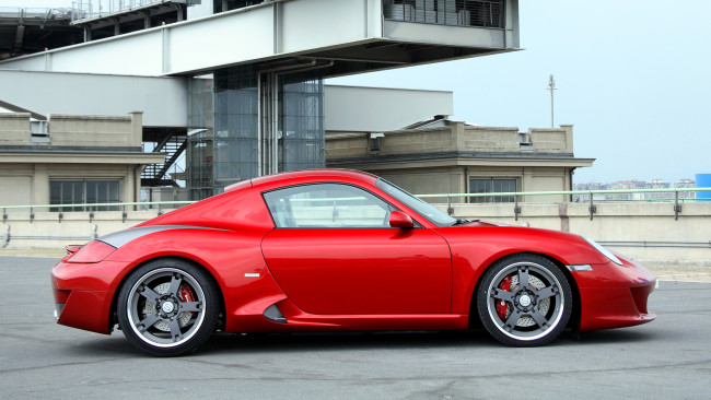 Обои картинки фото porsche, cayman, автомобили, dr, ing, h, c, f, ag, германия, спортивные, элитные