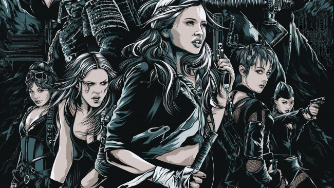 Обои картинки фото рисованные, люди, девушки