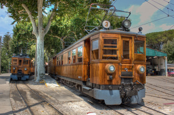 Картинка техника трамваи рельсы город трамвай