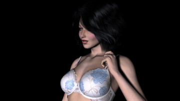 Картинка 3д+графика люди+ people фон взгляд девушка