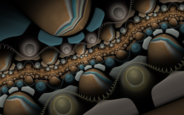 Картинка 3д+графика фракталы+ fractal цвета фон узор