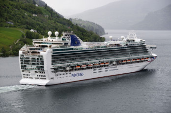 Картинка azura корабли лайнеры лайнер круизный