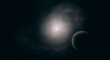 Картинка космос арт вселенная звезды планеты