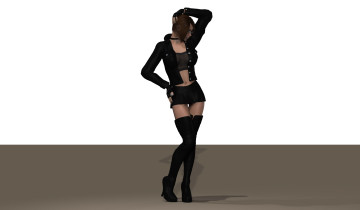 Картинка 3д+графика люди+ people фон взгляд девушка