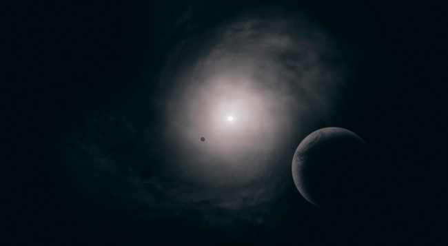 Обои картинки фото космос, арт, вселенная, звезды, планеты