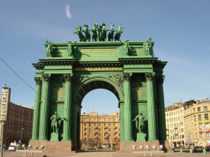 Картинка санкт-+петербург города санкт-петербург +петергоф+ россия арка санкт- петербург нарвские ворота