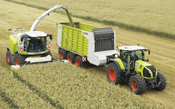Картинка техника тракторы claas