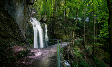 Картинка природа водопады простор