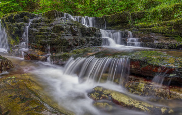 Картинка природа водопады простор