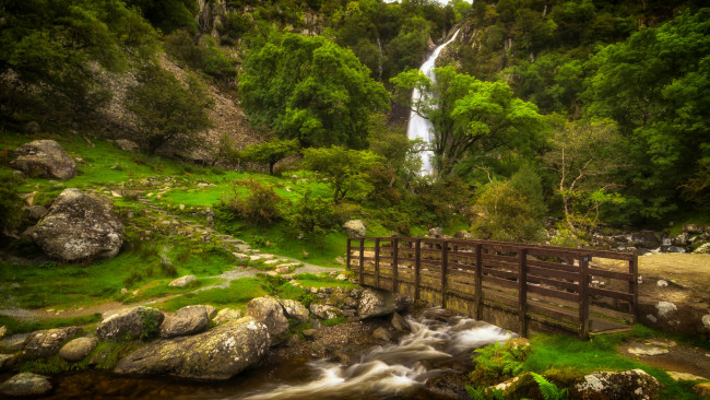 Обои картинки фото природа, водопады, простор