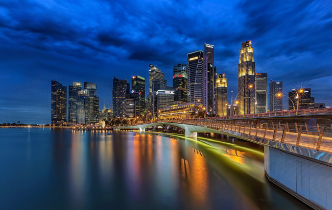 Обои картинки фото singapore, города, сингапур , сингапур, панорама