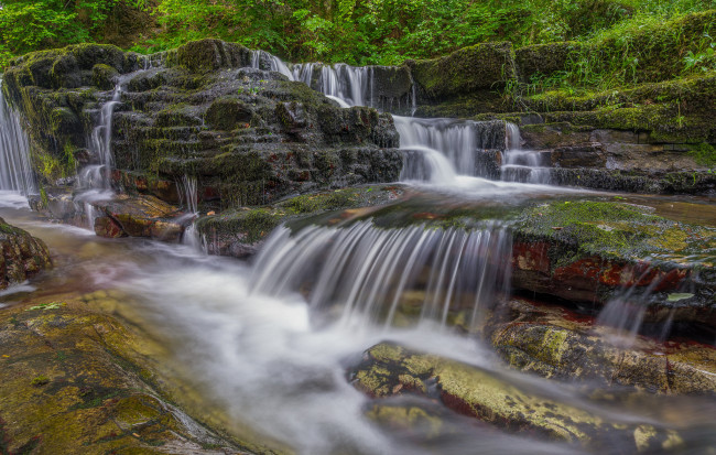 Обои картинки фото природа, водопады, простор