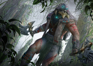 Картинка фэнтези существа воин