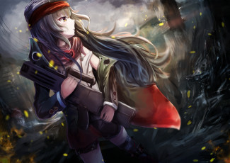 Картинка аниме girls+frontline девушка