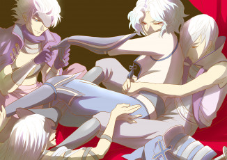 Картинка аниме sengoku+basara парни