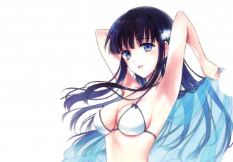 Картинка аниме mahouka+koukou+no+rettousei девушка