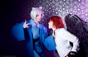 Картинка разное cosplay+ косплей двое