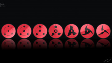 Картинка аниме naruto шаринган рисунок учиха итачи