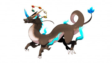 Картинка аниме животные +существа зверь