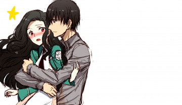 Картинка аниме mahouka+koukou+no+rettousei двое