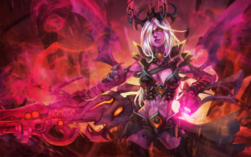 Картинка видео+игры league+of+legends взгляд фон девушка