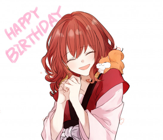 Обои картинки фото аниме, akatsuki no yona, девушка