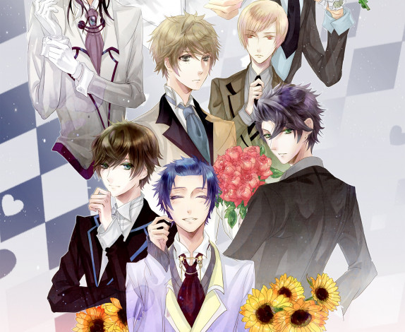 Обои картинки фото аниме, starry&, 9734, sky, звёздное, небо