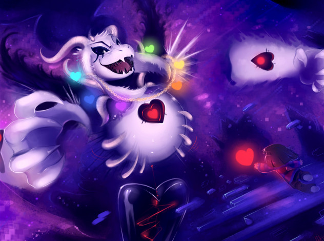 Обои картинки фото аниме, undertale, андертейл