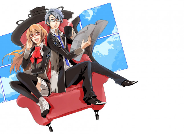 Обои картинки фото аниме, starry&, 9734, sky, звёздное, небо