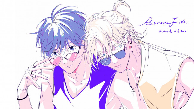 Обои картинки фото аниме, banana fish, банановая, рыба