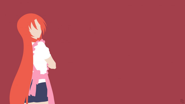 Обои картинки фото аниме, unknown,  другое , фон, взгляд, девушка