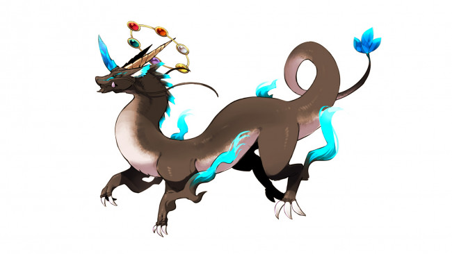 Обои картинки фото аниме, животные,  существа, зверь