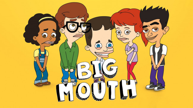 Обои картинки фото мультфильмы, big mouth, big, mouth