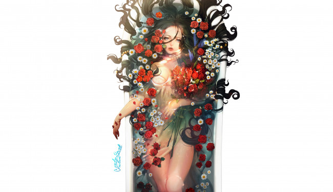 Обои картинки фото аниме, unknown,  другое , девушка