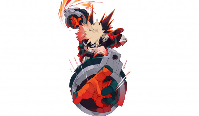 Обои картинки фото аниме, boku no hero academia, бакуго