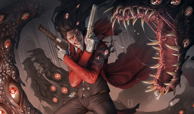 Обои картинки фото аниме, hellsing, хелсинг