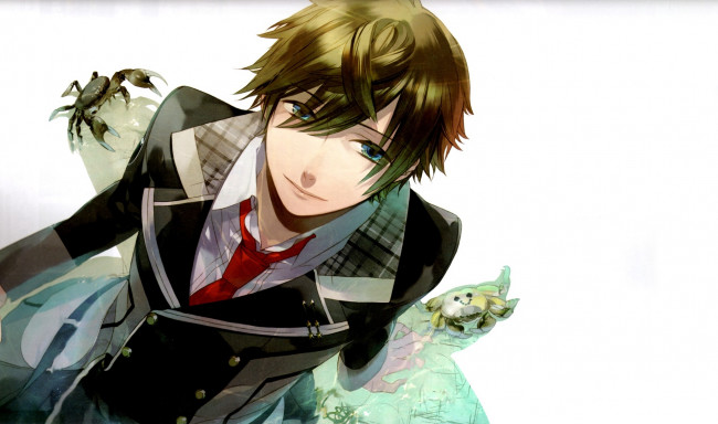 Обои картинки фото аниме, starry&, 9734, sky, звёздное, небо