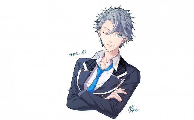 Обои картинки фото аниме, starry&, 9734, sky, звёздное, небо