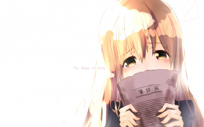 Обои картинки фото аниме, koe no katachi, форма, голоса