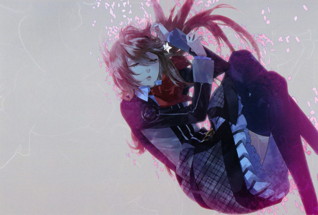 Обои картинки фото аниме, starry&, 9734, sky, звёздное, небо