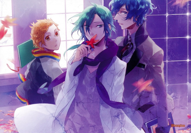 Обои картинки фото аниме, starry&, 9734, sky, звёздное, небо