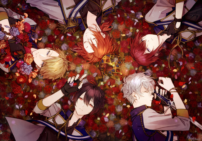 Обои картинки фото аниме, ensemble stars, парни